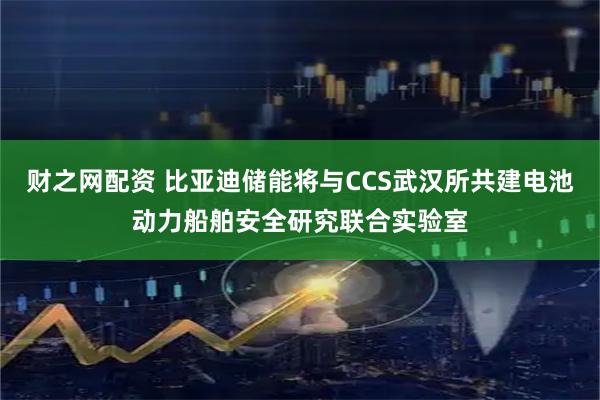 财之网配资 比亚迪储能将与CCS武汉所共建电池动力船舶安全研究联合实验室