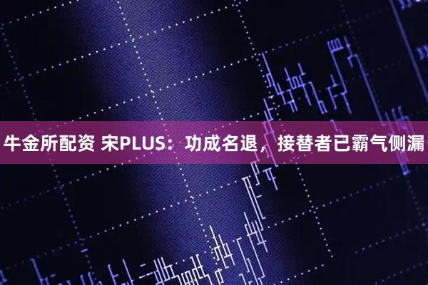 牛金所配资 宋PLUS：功成名退，接替者已霸气侧漏
